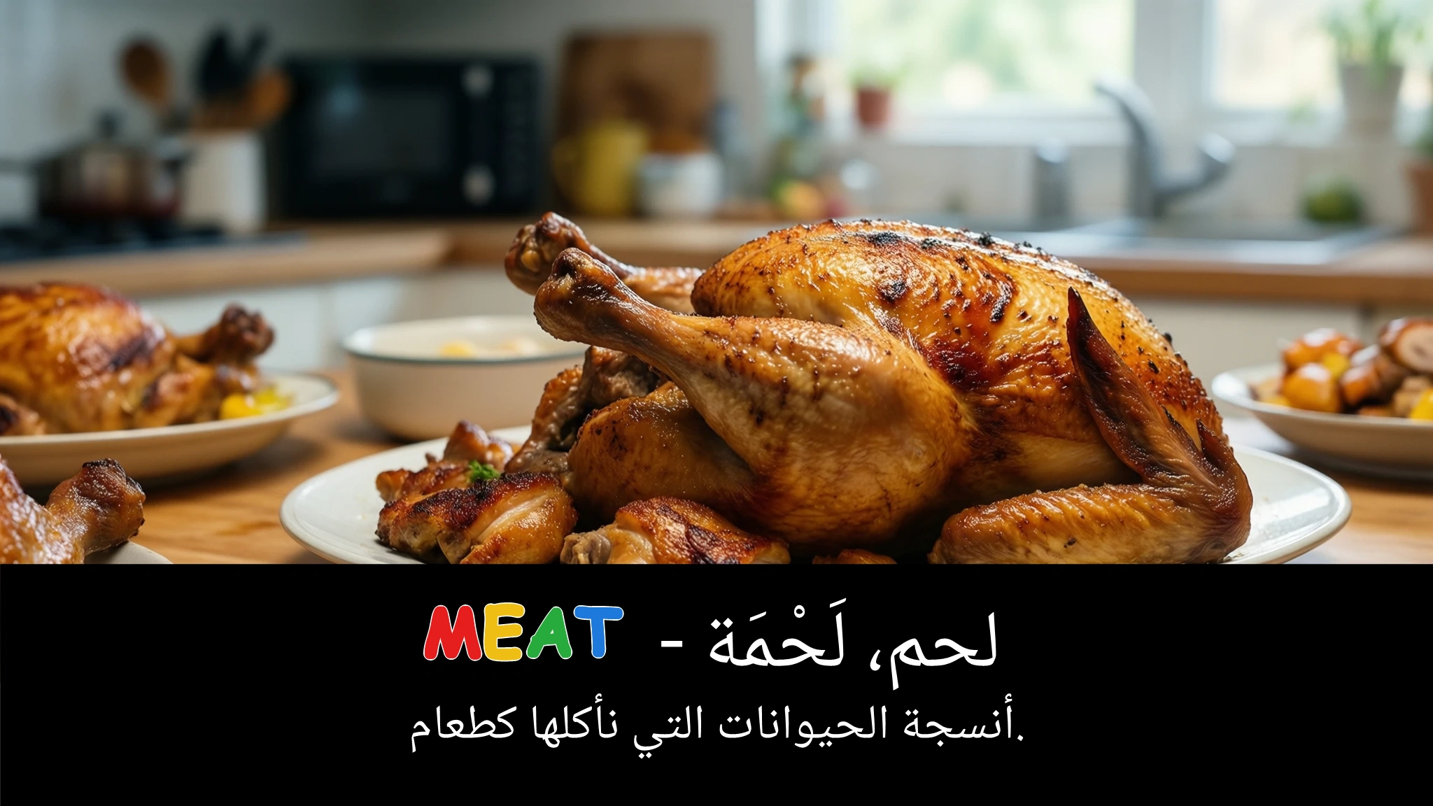 Arabic Illustration for meat